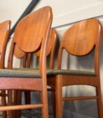 Set van 6 Korup Deens Design Massief Teak Stoelen, Ophalen, Hout, Bruin, Mid century retro deens scandinavisch