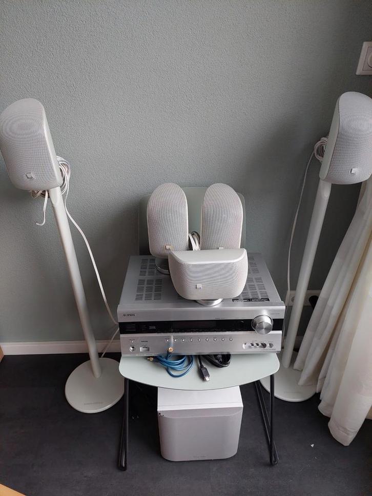 B&W M-1 Dolby set met Onkyo TX-SR608 versterker, Audio, Tv en Foto, Home Cinema-sets, Ophalen of Verzenden