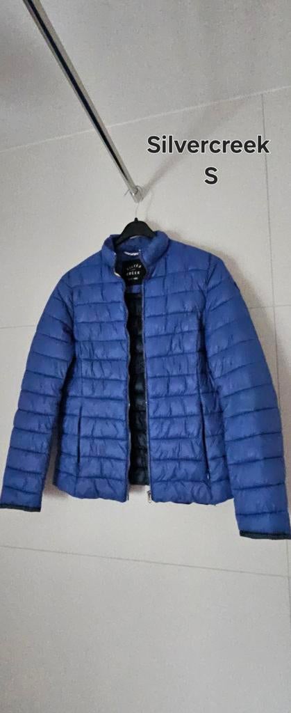 Silvercreek gewatteerde jas S, Blauw, Ophalen of Verzenden, Maat 36 (S), Gedragen