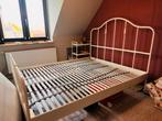 Metalen IKEA bed (zonder matras) 160x200, Ophalen, Gebruikt, Metaal