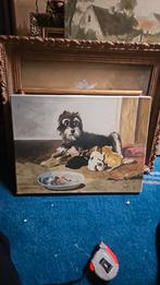 Schilderij Hond met Puppies 40x30, Ophalen