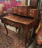 Antieke bureau met kast - lades brocante bureaukast klassiek, Ophalen of Verzenden, Bureau