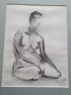 Tekening Marga Rol naakte vrouw, Antiek en Kunst, Ophalen
