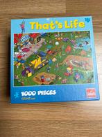 Leuke 'That's Life' Puzzel - 1000 Stukjes, Ophalen of Verzenden, 500 t/m 1500 stukjes, Zo goed als nieuw, Legpuzzel