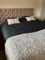 Zwart dekbedovertrek, Zwart, Tweepersoons, Ophalen of Verzenden, Zo goed als nieuw