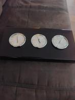 Vintage Weerstation met Barometer & Thermometer, Ophalen of Verzenden, Gebruikt, Weerstation