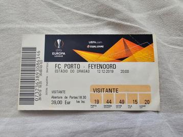 Kaartje fc porto-feyenoord 12-12-2019 beschikbaar voor biedingen