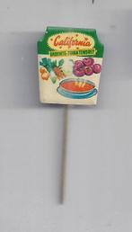 W3 speldje california groente tomatensoep, Verzamelen, Speldjes, Pins en Buttons, Ophalen of Verzenden, Gebruikt, Overige onderwerpen