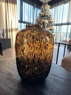 Vaas Cheetah, Overige kleuren, Ophalen of Verzenden, Minder dan 50 cm, Glas