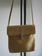 Handig klein leren design-schoudertasje RENATO ANGI snazzeys, Verzenden, Zo goed als nieuw, Geel, Schoudertasje