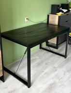 Eettafel  zwart Mangohout - Zo goed als nieuw!, Huis en Inrichting, Tafels | Eettafels, Ophalen, 100 tot 150 cm, 50 tot 100 cm