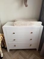 Bopita evi commode wit met goude doing good knopjes, Kinderen en Baby's, Kinderkamer | Commodes en Kasten, Ophalen, 50 tot 70 cm