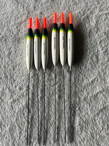 adv 337 / NIEUW serie 6 dobbers voor breeklichtjes TUBERTINI beschikbaar voor biedingen