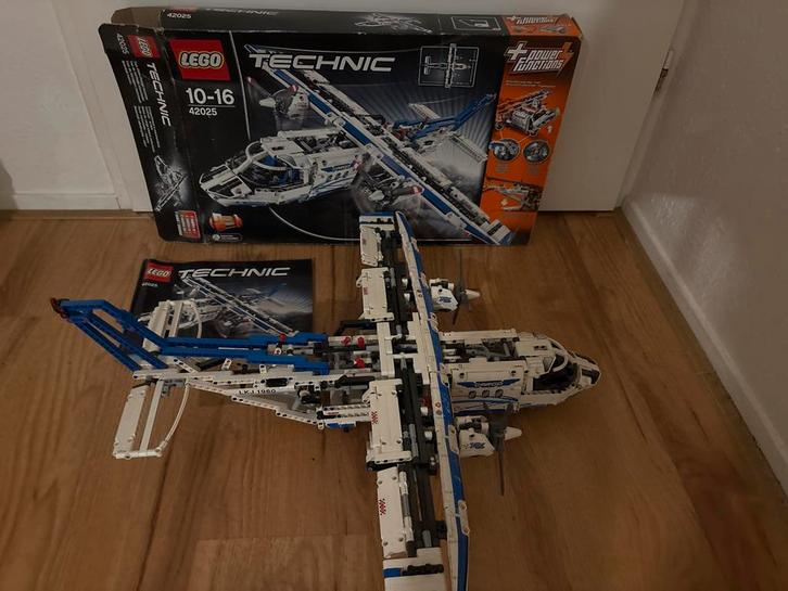 Lego Technic 42025 Cargo Plane Vliegtuig, Kinderen en Baby's, Speelgoed | Duplo en Lego, Gebruikt, Lego, Complete set, Ophalen of Verzenden