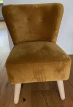 Fauteuil Riviera - stof - donker geel - DESIGN, Huis en Inrichting, Ophalen, Minder dan 75 cm, Modern, 50 tot 75 cm