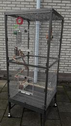 grasparkieten vogel kooi, Dieren en Toebehoren, Vogels | Hokken en Kooien, Ophalen, Zo goed als nieuw, Metaal, Vogelkooi