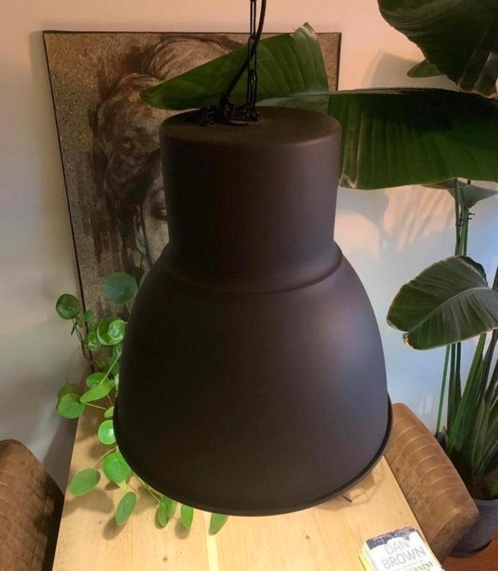 IKEA Hektar Hanglamp 48cm Grijs Metaal, Huis en Inrichting, Lampen | Hanglampen, Zo goed als nieuw, Minder dan 50 cm, Metaal, Ophalen