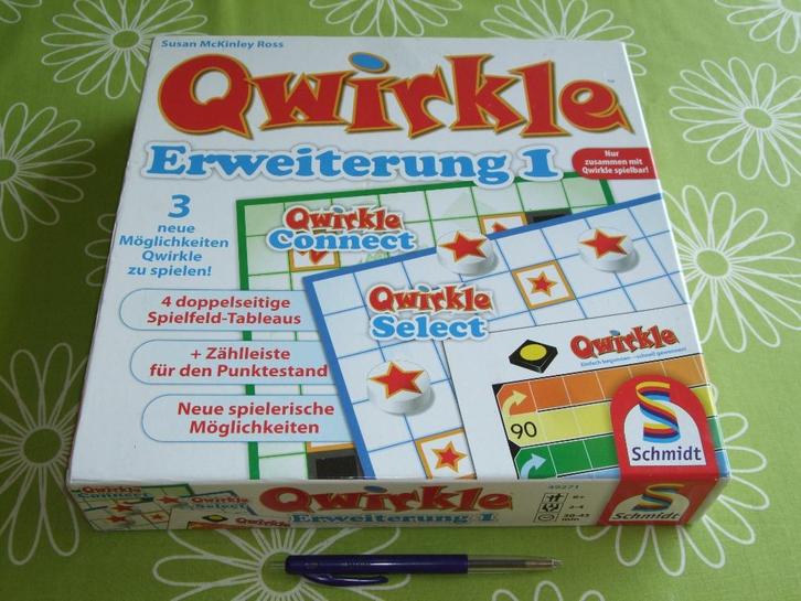 Qwirkle uitbreiding 1 (Duitstalig), Hobby en Vrije tijd, Gezelschapsspellen | Bordspellen, Gebruikt, Een of twee spelers, Drie of vier spelers