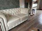 Chesterfield look 2 zits bankje!, Huis en Inrichting, Ophalen, Overige materialen, Gebruikt, 150 tot 200 cm