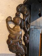Antieke 18 eeuwse Friese stoel klok. €225, Antiek en Kunst, Antiek | Klokken, Ophalen