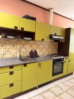 Groene keuken, Ophalen of Verzenden, Gebruikt, Kunststof, Hoekkeuken