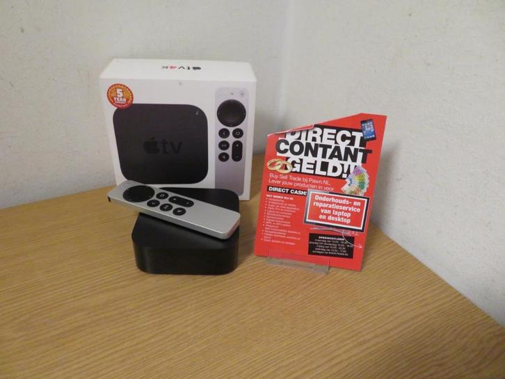 Apple TV 4K 32GB | Pawn Eindhoven, Audio, Tv en Foto, Mediaspelers, Gebruikt, Minder dan 500 GB, HDMI, Ophalen