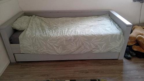 Woood slaapkamer set grijs, Huis en Inrichting, Slaapkamer | Complete slaapkamers, Zo goed als nieuw, Eenpersoons, Ophalen