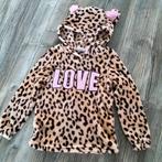 Teddy trui met capuchon maat 98 ,/ 104, Kinderen en Baby's, Ophalen of Verzenden, Zo goed als nieuw, Meisje, Trui of Vest