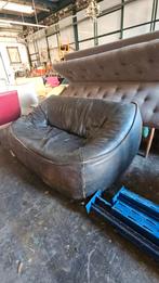 Gerard van den berg ringo vintage leer bank, Huis en Inrichting, Banken | Sofa's en Chaises Longues, Gebruikt, Tweepersoons, Ophalen of Verzenden