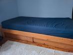 Een persoons bed, Ophalen, Gebruikt, 90 cm, Eenpersoons