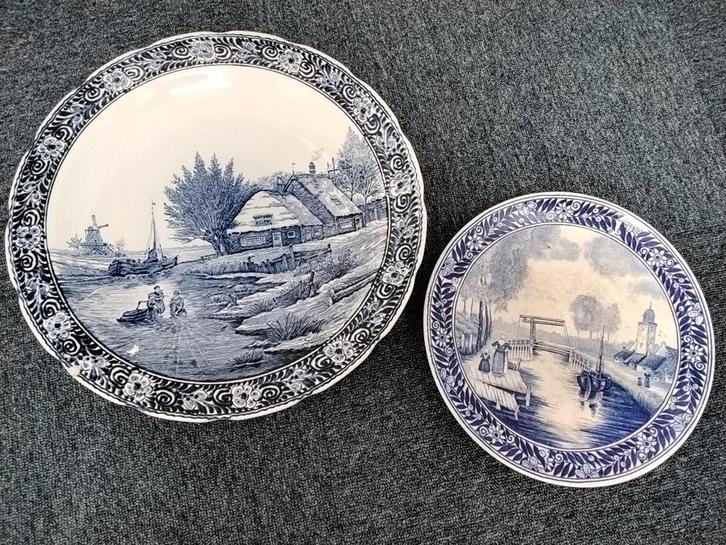 Delfts Blauw Wandborden - Boch Delft & Delft, Antiek en Kunst, Antiek | Wandborden en Tegels, Ophalen of Verzenden