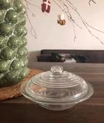 💝 Vintage ART DECO persglas botervloot trinket dish, Ophalen of Verzenden