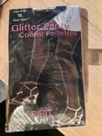 Panty met gouden glitter maat M, Zwart, Nieuw, Maat 40/42 (M), Ophalen of Verzenden