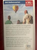 BAS Ballonvaarten Voordeelbon, Tickets en Kaartjes, Drie personen of meer, Kortingsbon, Overige typen