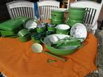 Emaille  Pannen en Divers groen, Antiek en Kunst, Antiek | Emaille, Ophalen