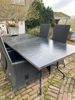 Tuintafel met stoelen, Ophalen, Rechthoekig