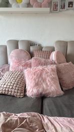 Kussens licht roze, Huis en Inrichting, Ophalen, Zo goed als nieuw, Roze, Vierkant