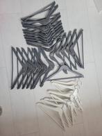 Houten kledinghangers loods 5 grijs en wit, Ophalen of Verzenden, Zo goed als nieuw, Hout, Kinderen