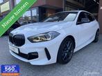 BMW 1-serie 118i EDE M Sport Edition LED*PANO*CAMERA*CARPLAY, Gebruikt, Wit, Bedrijf, 3 cilinders