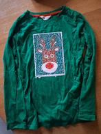 Kerst trui met pailletten omkeerbaar maat 122/128, Ophalen of Verzenden, Zo goed als nieuw, Jongen of Meisje, Trui of Vest