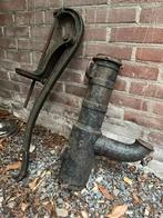 Gietijzeren hand waterpomp, Ophalen, Gebruikt, Handmatig