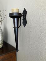 Kasteel kandelaar muur kandelaar 2 stuks, Huis en Inrichting, Woonaccessoires | Kandelaars en Kaarsen, 25 tot 50 cm, Ophalen of Verzenden