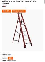 Ladder Kelfort Bordes Trap 2,6 meter, Doe-het-zelf en Verbouw, Ladders en Trappen, Ophalen of Verzenden, Gebruikt, Trap, 2 tot 4 meter