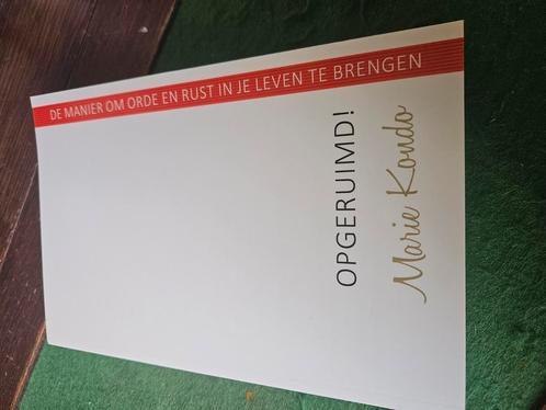Marie Kondo - Opgeruimd!, Boeken, Psychologie, Zo goed als nieuw, Ophalen of Verzenden