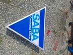 oude reclame saba continental edison, Ophalen of Verzenden, Zo goed als nieuw, Reclamebord