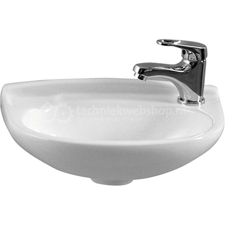 Wisa wastafel/fontein wit 40 cm (3), Doe-het-zelf en Verbouw, Sanitair, Nieuw, Wastafel, Ophalen