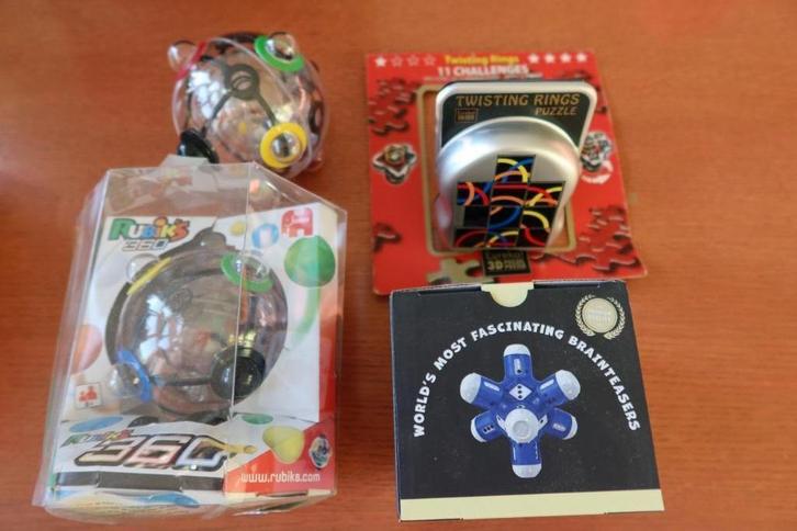 verschillende Rubik's 3D spellen, Hobby en Vrije tijd, Denksport en Puzzels, Zo goed als nieuw, Rubik's of 3D-puzzel, Minder dan 500 stukjes