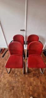 Gispen 413RH Dutch Originals Stoelen BODEMPRIJS, Huis en Inrichting, Stoelen, Ophalen, Gebruikt, Metaal, Vier