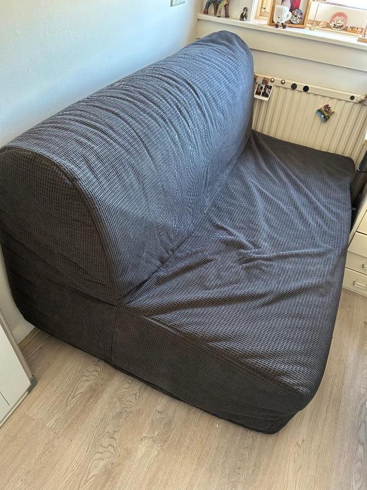 IKEA lycksele lovas slaapbank 2 persoons, Huis en Inrichting, Slaapkamer | Slaapbanken, Zo goed als nieuw, 100 cm, 190 cm of minder
