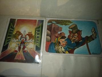 Disney kunst van Joan vizcarra & Tony fernandez beschikbaar voor biedingen